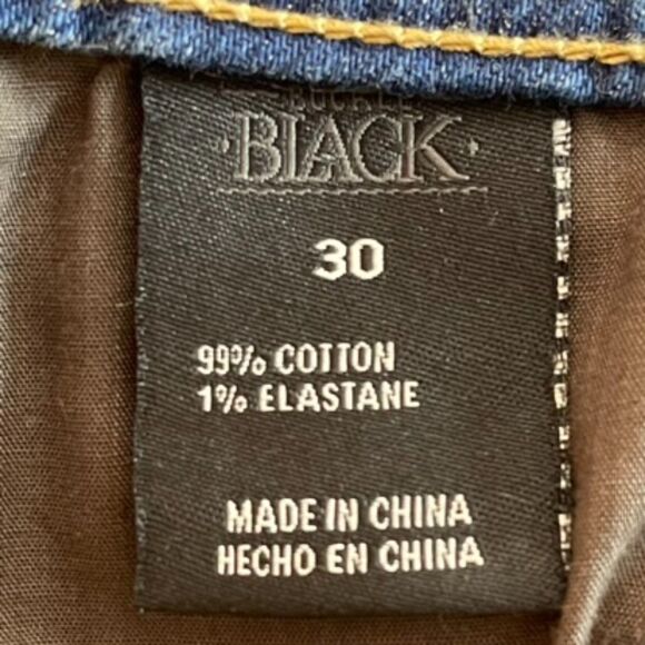 Buckle Black Fit No 53 Ankle Skinny Jeans 30 Denim Mid Rise Distressed Stretch - Picture 10 of 11